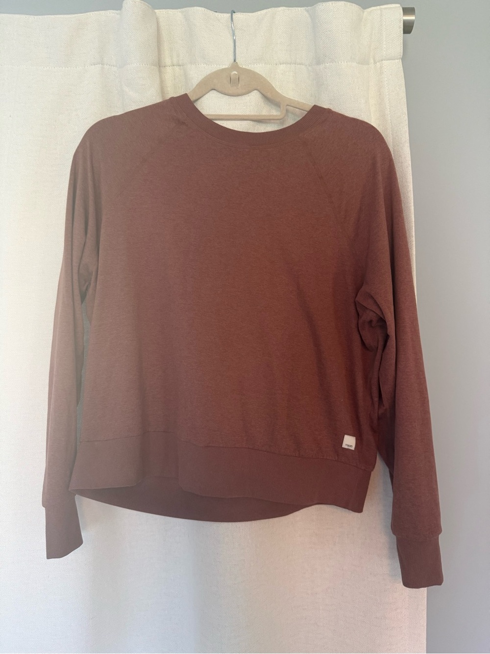 Vuori Men's Brick Red Crew Sweater